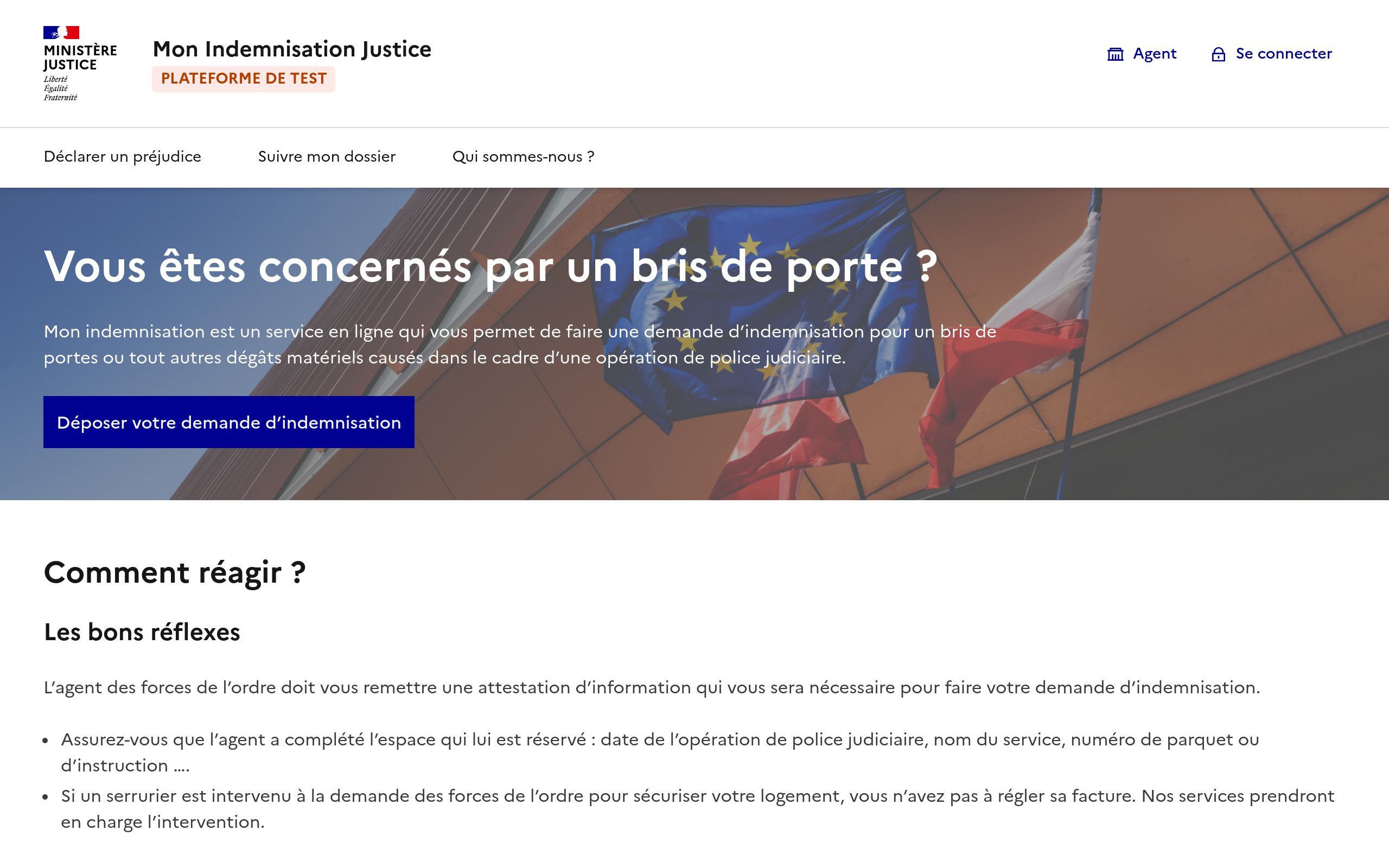 Copie d'écran de https://dev.precontentieux.app.cc.anje-justice.fr/