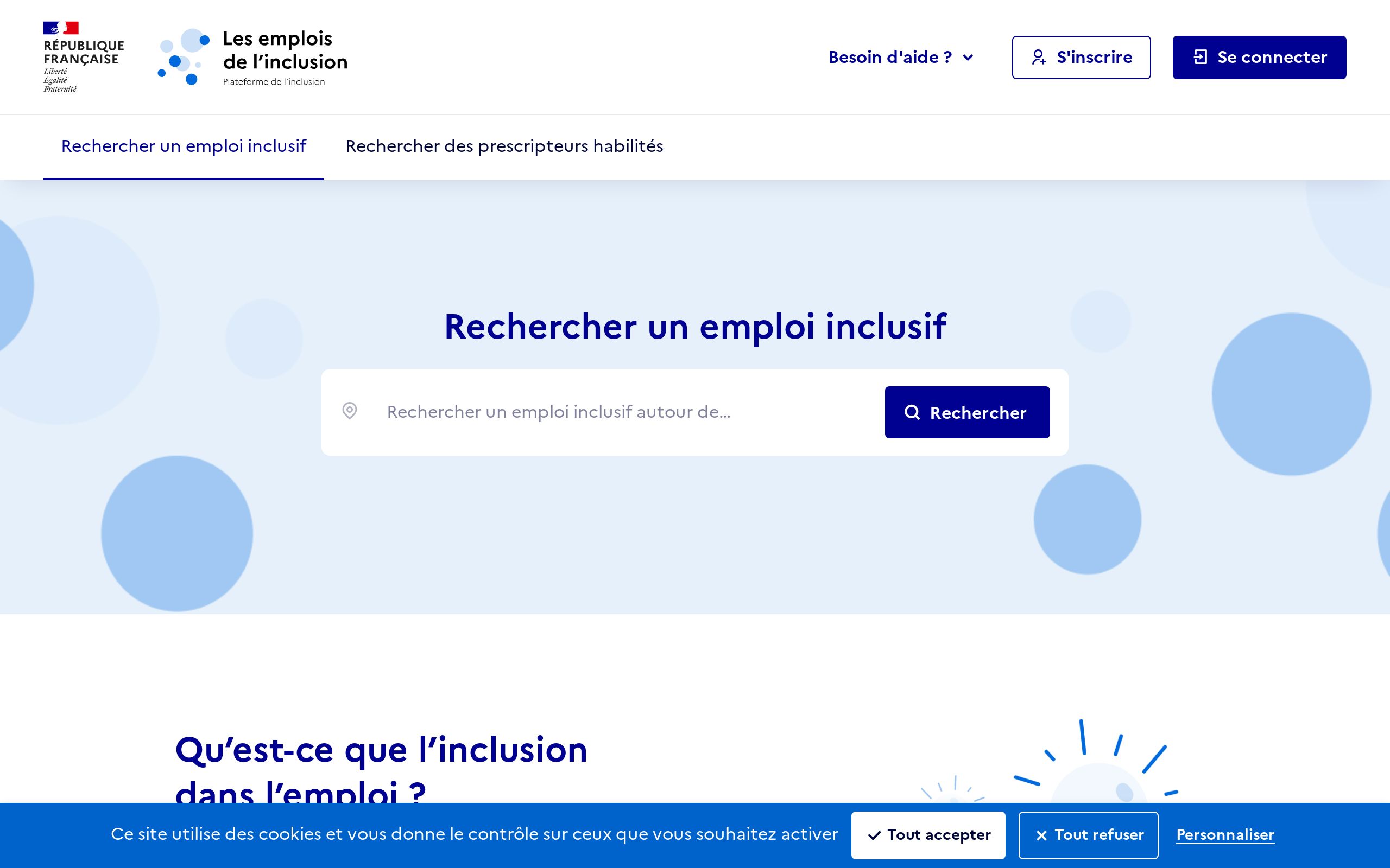 Copie d'écran de https://emplois.inclusion.beta.gouv.fr